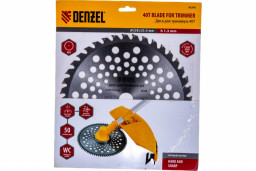 Диск триммерный DENZEL 230 х 25,4 толщина 1,3 мм, 40 зубьев