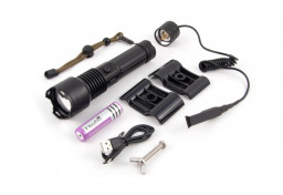 Фонарь ручной подствольный СИБИРСКИЙ СЛЕДОПЫТ-ARMORY LIGHT 1 LED аккумулятор 220В