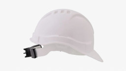 Каска защитная с храповым механизмом, белая К-03  Сибртех	