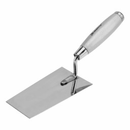 Кельма из нержавеющей стали, 160 х 84 мм, деревянная ручка Matrix