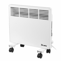 Конвектор электрический КМ-1000.1, 230 В, 1000 Вт, X-образный нагреватель, колеса, термостат MTX