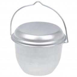 Котелок костровой СЛЕДОПЫТ конический, 6 л, алюминевый