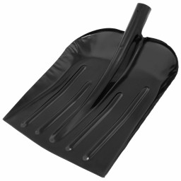 Лопата для уборки снега стальная эмалированная, 330 х 365 мм, без черенка, Сибртех