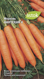 Морковь Нантская 4 1,5гр LISTOK