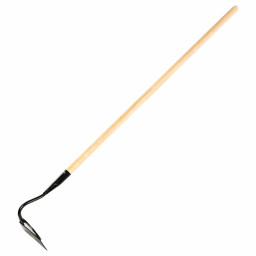 Мотыга стальная усиленная 170х60х1430 мм деревянный черенок Сибртех