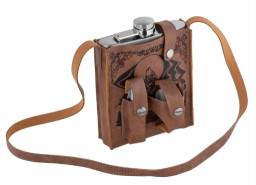 Набор Волк фляжка 540 мл + 3 стопки + мультитул GT 