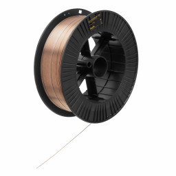 Омедненная проволока ER70S-6, диам. 1 мм, 15 кг, диам. катушки D300 Denzel