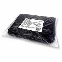 Пакеты для мусора 180 л 52 мкм 30 шт в рулоне черные ПВД