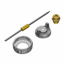 Ремкомплект для краскораспылителя 4 предмета: сопло 2,0 мм, игла, форсунка, зажим сопла Matrix