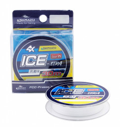 Шнур плетеный Namazu Ice-Stra 4Х, L-30 м, d-0,14 мм, test-9,1 кг, белый
