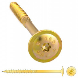 Шуруп 6*120 самонарезающий для дерева, прессшайба