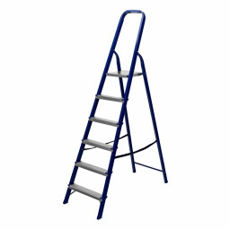 Стремянка, 6 ступеней, стальная, Сибртех