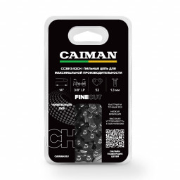 Цепь 14" 3/8 LP 1,3мм 52 звенa чизель Caiman