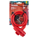 Замок навесной с тросом АВАНГАРД ВС-Т10 (1000 мм) ТЕХНО КОРАЛЛ