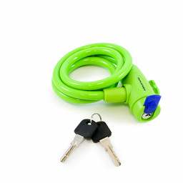 Замок велосипедный навесной ВС-Т10 (1м) ТЕХНО ЛАЙМ с тросом АВАНГАРД